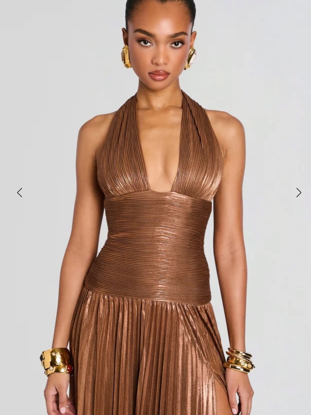 Retrofete Orlina Dress in Sepia - Picture 3 of 12